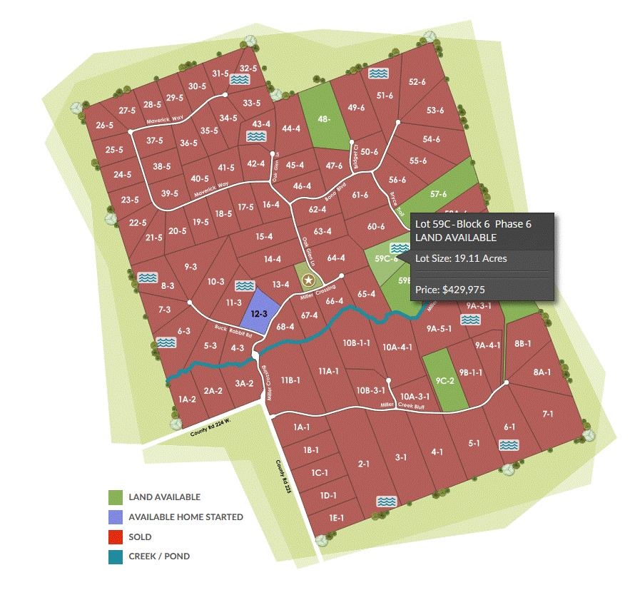 S6171 MILLER CREEK RANCH LOT 59C, PHASE 6, 19.11