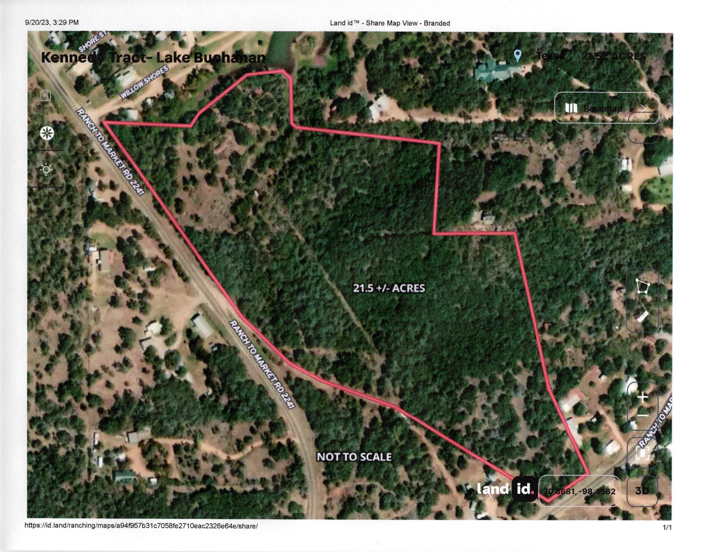 H Weber Abst #865 13.1189 AC  H Weber Abst # 685 7.628 AC  C Pape Abst #595 0.924 AC TR2