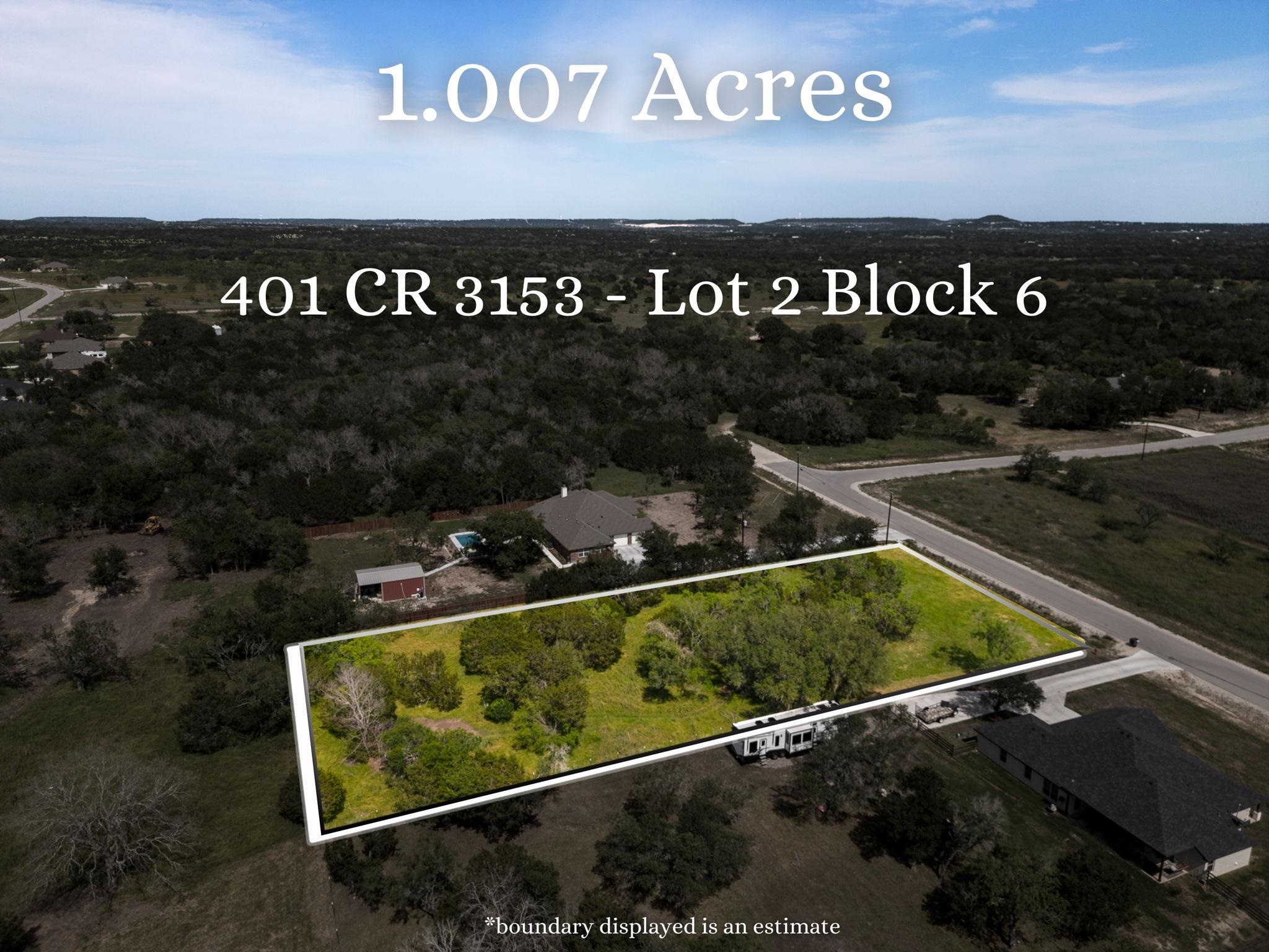BLOCK 6 LOT 2 1.007 ACRES LAMPASAS RIVER PLACE II