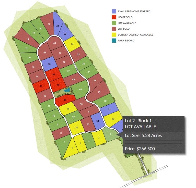 S3507 BURNET OAKS ESTATES LOT 2 5.33