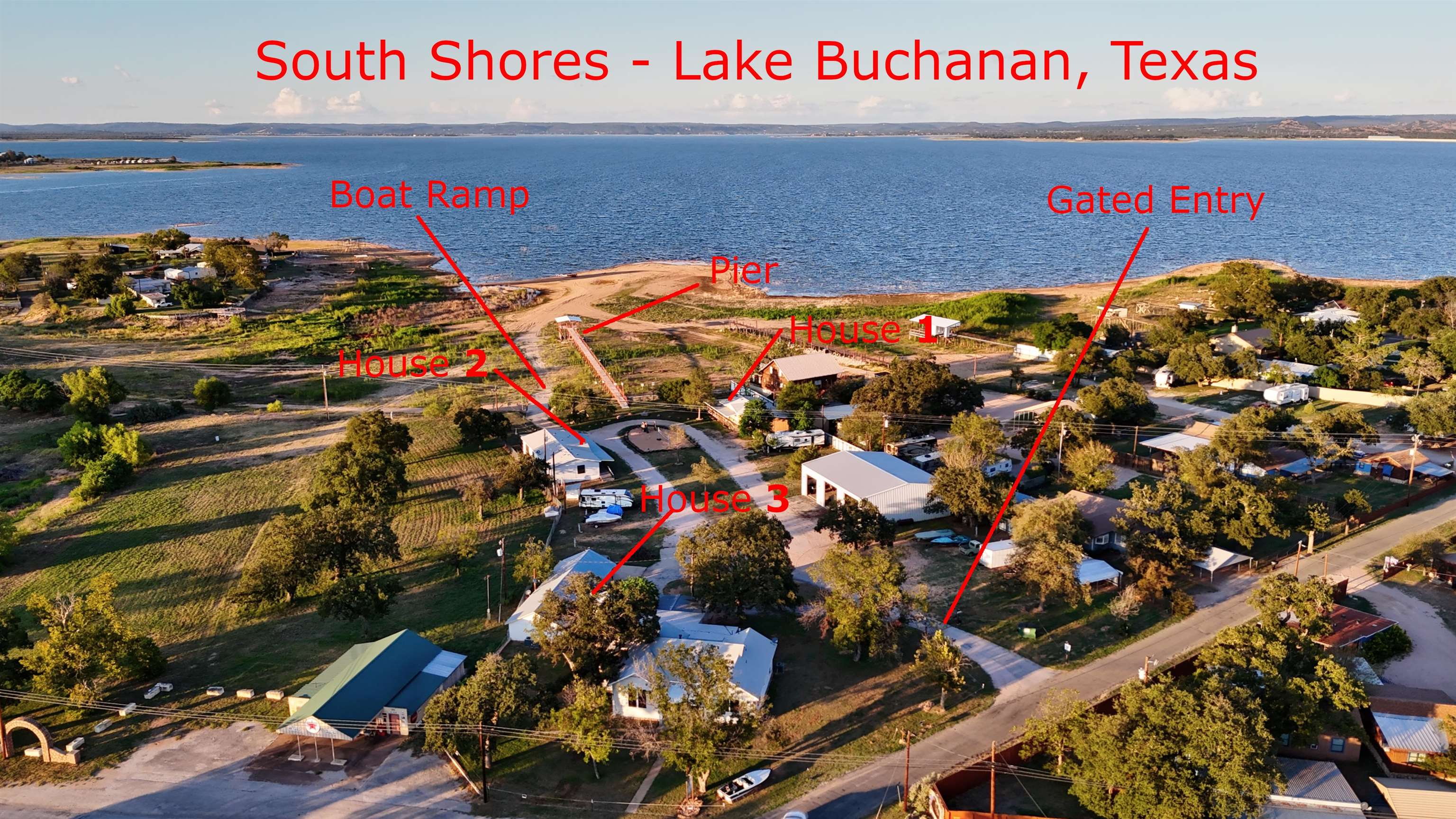 House 1 – South Shores – Llano County